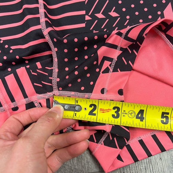 Nike Pro Pink Print Spandex Shorts - Picture 11 of 12